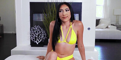 Oral sex on camera makes the teen's life better