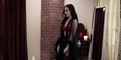 Bodacious MILF in lingerie fucks her stalker