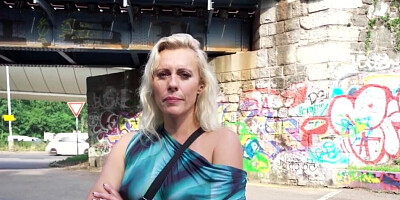 Brittany Bardot is fucked and gives a public blowjob