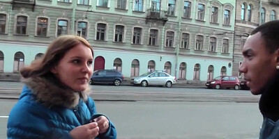 Crazy public fuck with a busty blonde