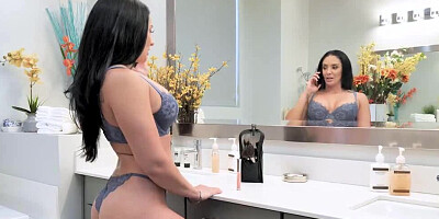 Instead of working out, BBW Latina got banged by her personal trainer