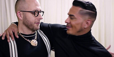 Pristine Edge is having wild sex with two bisexual chaps