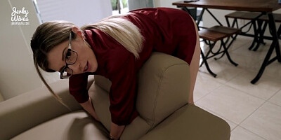 Stepson fucks his hot stepmother while she is stuck