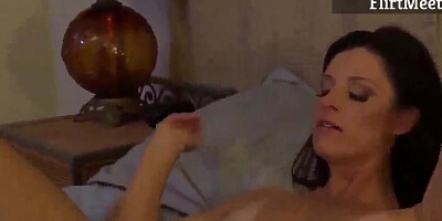 Reagan Foxx swallows and rides Van Wylde's big thick cock