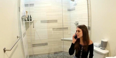 Riley Reid Fucks her Stepdad for Pity Money