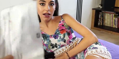 Skinny step daughter gets fucked for disciplinary reasons