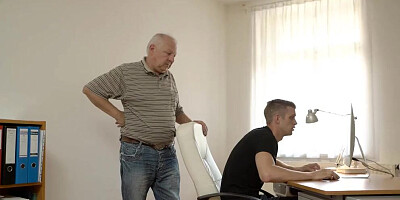 Ornella Morgan blows a dirty grandpa and enjoys getting fucked