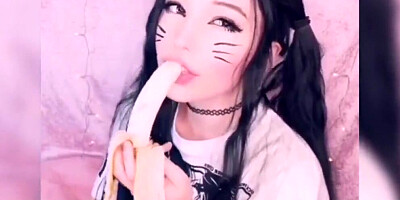 Belle Delphine Jerk off to the Beat Challenge
