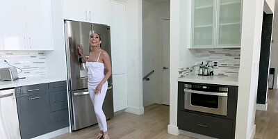 Stepson fucks stepma right in front of hubby