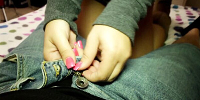 Women's hand job tease sex