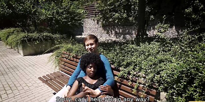 Pick up video with sneaky Charlie Dean and Zaawaadi from Hunt4k