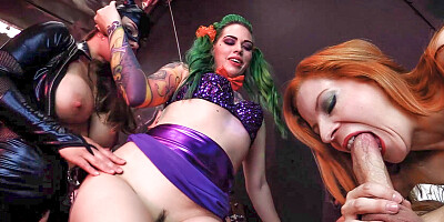 Batman porn movie with Poison Ivy and others