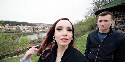 Hunt4k featuring Steve Q and Charlie Dean's brunette video