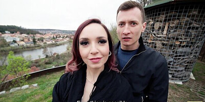 Hunt4k featuring Steve Q and Charlie Dean's brunette video