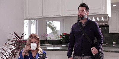 Blondie wants a large penis to stretch her cavity today