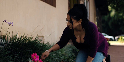 MILF Sheena Ryder is fucking with her stepson and his best pal