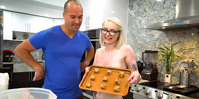 Real Teens - Alice Pink Fucked in Kitchen while Making Cookies