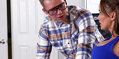 Slutty Pristine Edge is getting shagged by her lovely stepson