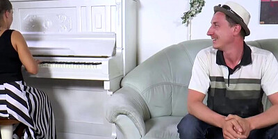 Inked girl Samy Fox sucks and rides that hard pecker