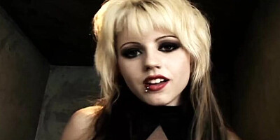 Blonde babe Lexi Belle is choked and ass-fucked by a black stallion