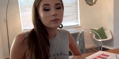 Horny Step-Daughter Carolina Sweets Wants Daddys Thick Load