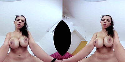 Katrina Moreno is riding boyfriend's cock in this hot VR