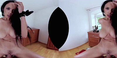 Katrina Moreno is riding boyfriend's cock in this hot VR