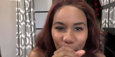 Young Black Step Daughter Jenna Fox Fucks her Step Daddy!