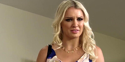 Blondes Kenzie Taylor and Laney Grey are sharing dick in this 3some