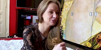 Hot MILF Throatpied In POV Blowjob Homevideo (Lucky Lutro, Kinuski Kakku)