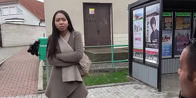 Lovely babe gets bonked inside the van by a stranger