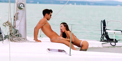 Superb brunette girl Liya Silver is riding a hard pecker
