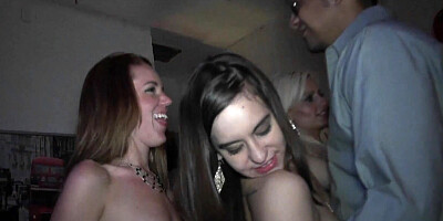 Slutty girls are banging with strangers at the sex party