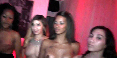 Slutty girls are banging with strangers at the sex party