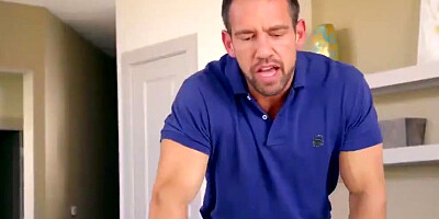 Dad Punishes his Step Daughter