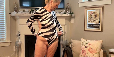 Danielle Dubonnet 65 Year Old MILF Try On #2