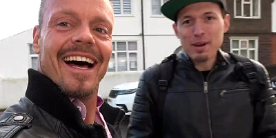 Horny man found a slender blonde teen willing to have sex