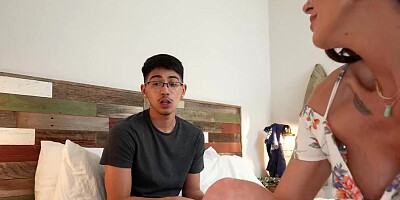 Which Butthole Feels Better? Stepmom Anal Challenge - Abby Somers