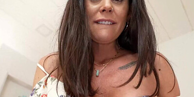 Which Butthole Feels Better? Stepmom Anal Challenge - Abby Somers