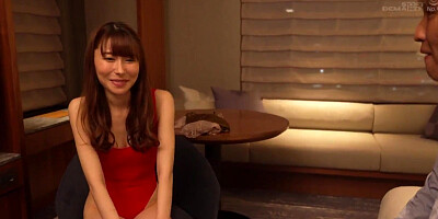 Lovely Asian chick is riding stranger's cock inside the hotel room