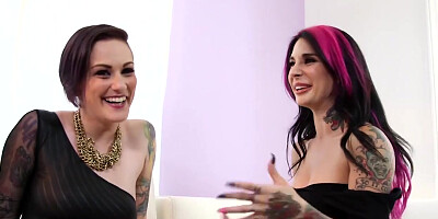 Joanna Angel and Tommy take Turns in her ASS