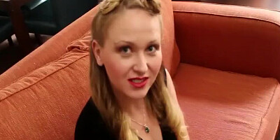 Kinky dude is worshipping blonde's feet and sucking her nice toes
