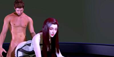 Young lady in red - Hentai 3D v114