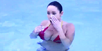 Brunette big tits MILF wants to be his slave