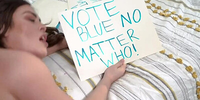 Campaigning stepsister finally has a point!