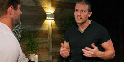 FANTASY MASSAGE - Lesbian Couple's Massage Misdirection While One Of Them Gets Fucked By Two Men