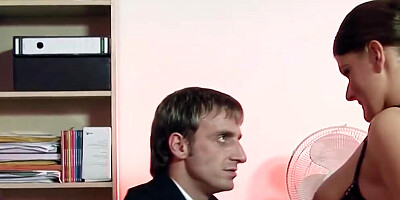 SCOUT69 - Mature Secretary Magda with Big saggy Tits seduce to Fuck in Office