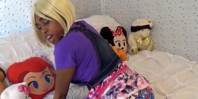 Step Sister Black Ebony Young Freak Riding Step Brother Sex