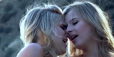 Scarlet Red and her bestie are enjoying in each other's cherry