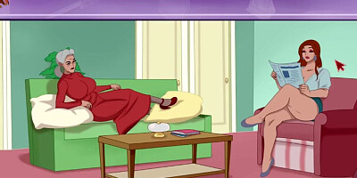 Naughty anime chap is craving for some hot action in this scene